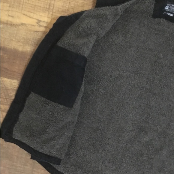 Carhartt Black Washed Duck Sherpa Lined Vest - Picture 4 of 5